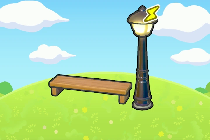 Illuminated bench