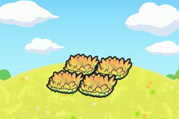 Yellow tall grass