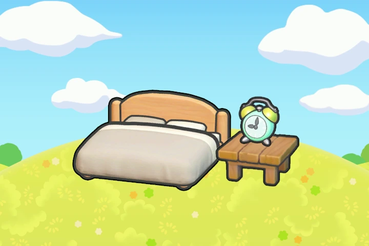 Alarm clock sleep zone