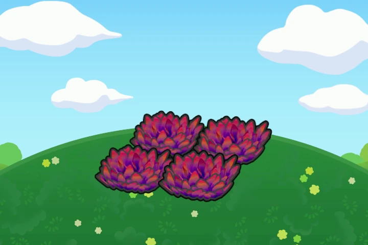 Red tall grass
