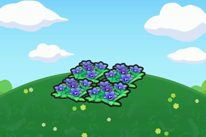 Graceful flower bed