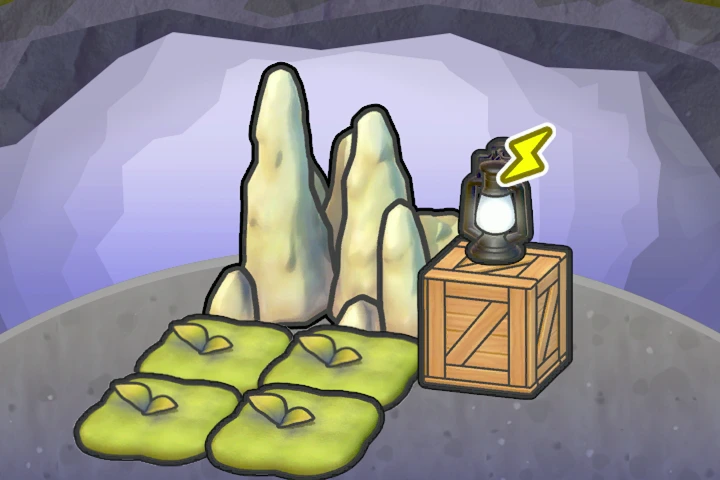 Creepy white rocks
