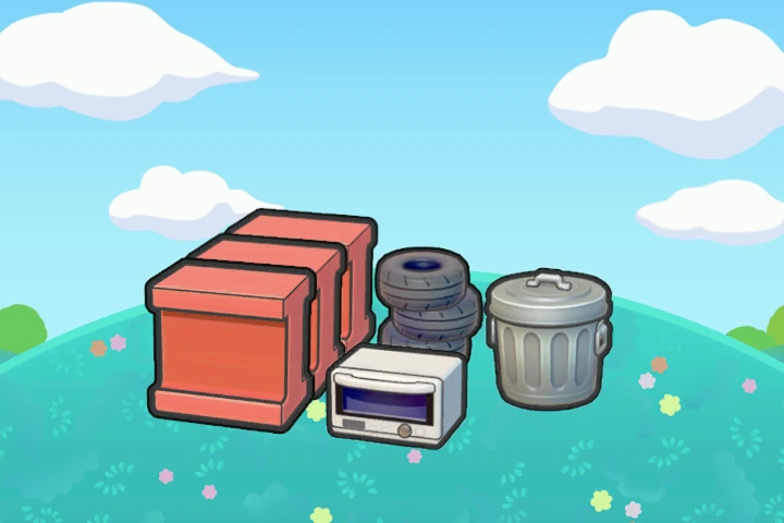 Oversized dumping ground