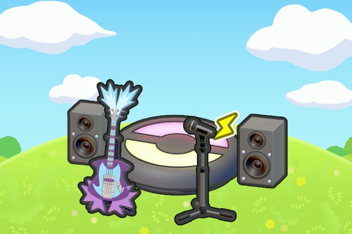 Low-key rock stage