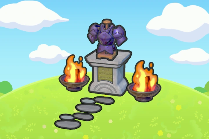 Malicious knight's shrine