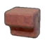Carved red rock