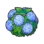 Damp hedge (blue)