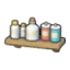 Decorative storage shelf