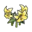Elegant flower (yellow)