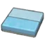 Flat stone roof