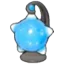 Indigo meteor lamp