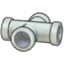 Iron pipe (horizontal cross)