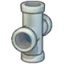 Iron pipe (vertical cross)