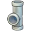 Iron pipe (vertical T)