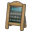 Menu board