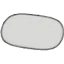 Oblong rug