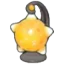 Orange meteor lamp