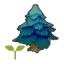 Pointy tree sapling