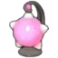Red meteor lamp