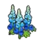 Robust flower (blue)
