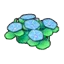 Seashore flowers (blue)