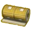 Stylish gold wall (wallpaper)