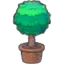 Twisted potted plant