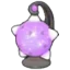 Violet meteor lamp