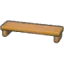 Wooden bench