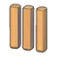 Wooden posts