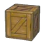 Worn wooden crate